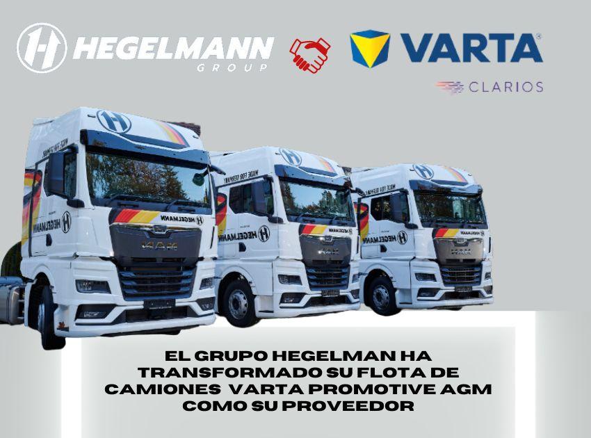 ¡Descubre por qué el Grupo Hegelman ha elegido a Varta ProMotive AGM como su proveedor de baterías para su flota de camiones!